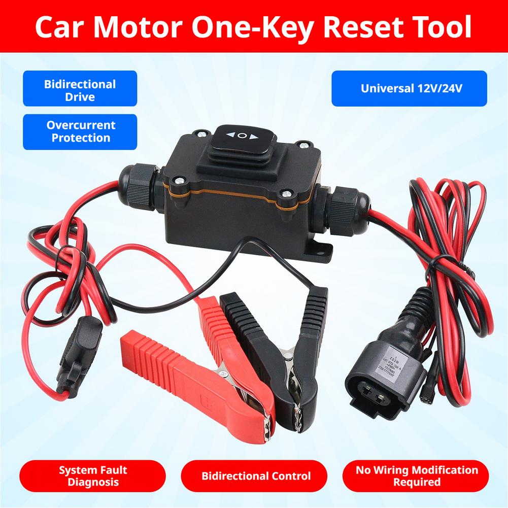 Electronics Stuff - เครื่องมือปลดล็อกมอเตอร์คาลิปเปอร์ EPB แบบสากล 12V‑24V พร้อมฟังก์ชันรีเซ็ตด้วยปุ่มเดียว เครื่องมือบริการเบรกจอดรถอิเล็กทรอนิกส์