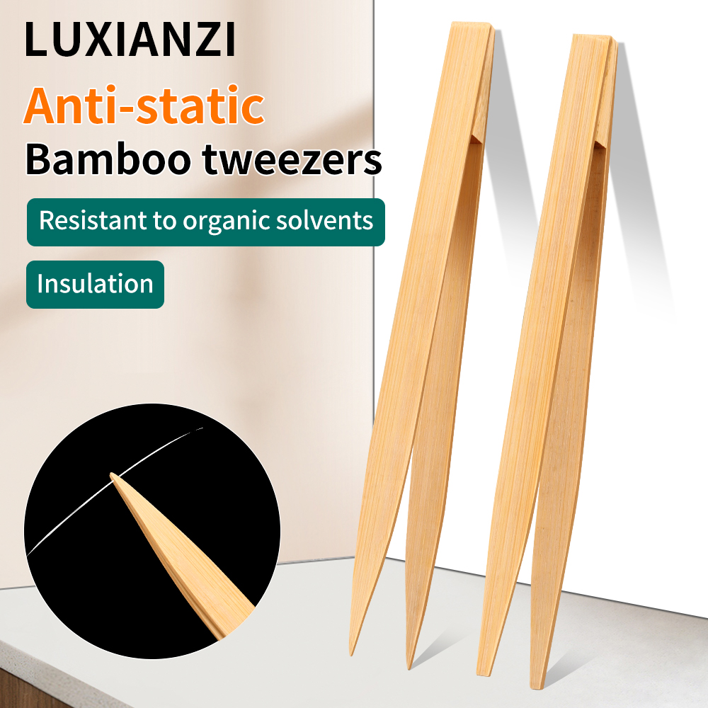 Electronics Stuff - Luxianzi แหนบไม้ไผ่ป้องกันไฟฟ้าสถิตย์, ไม้ไผ่ปลายแหลมทนความร้อนสำหรับอุปกรณ์ทำมือเชื่อมซ่อมโทรศัพท์อิเล็กทรอนิกส์