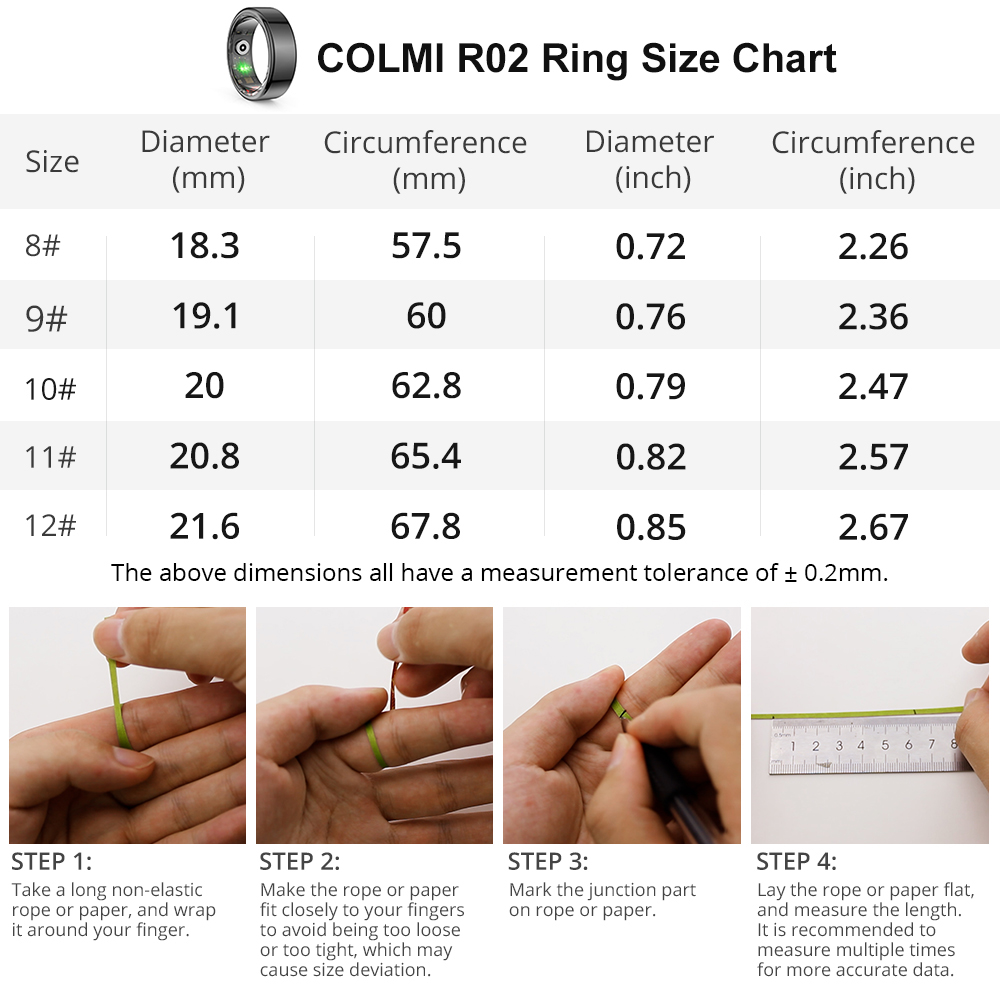 [2024] R02 colmi แหวนอัจฉริยะเ - Smart Ring Health บทวิจารณ์และราคา