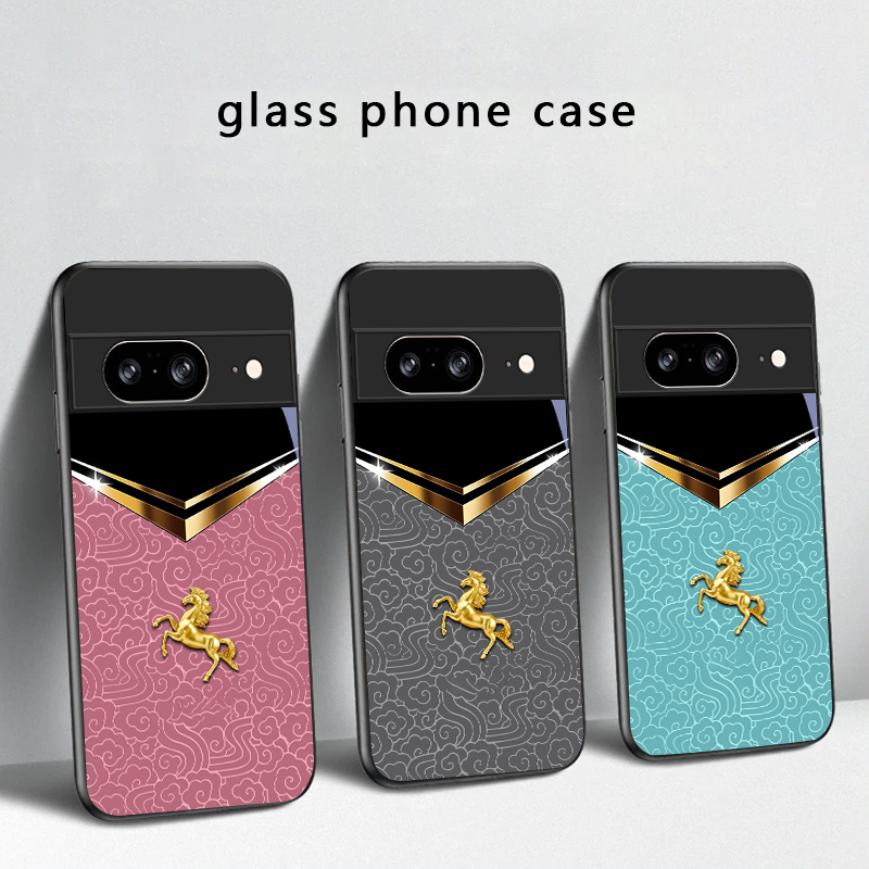เคสโทรศัพท์แก้วสีดำลายม้าทองใน - Google Pixel 9 Pro บทวิจารณ์และราคา