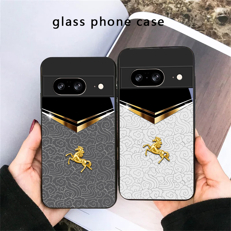 เคสโทรศัพท์แก้วสีดำลายม้าทองใน - Google Pixel 9 Pro บทวิจารณ์และราคา