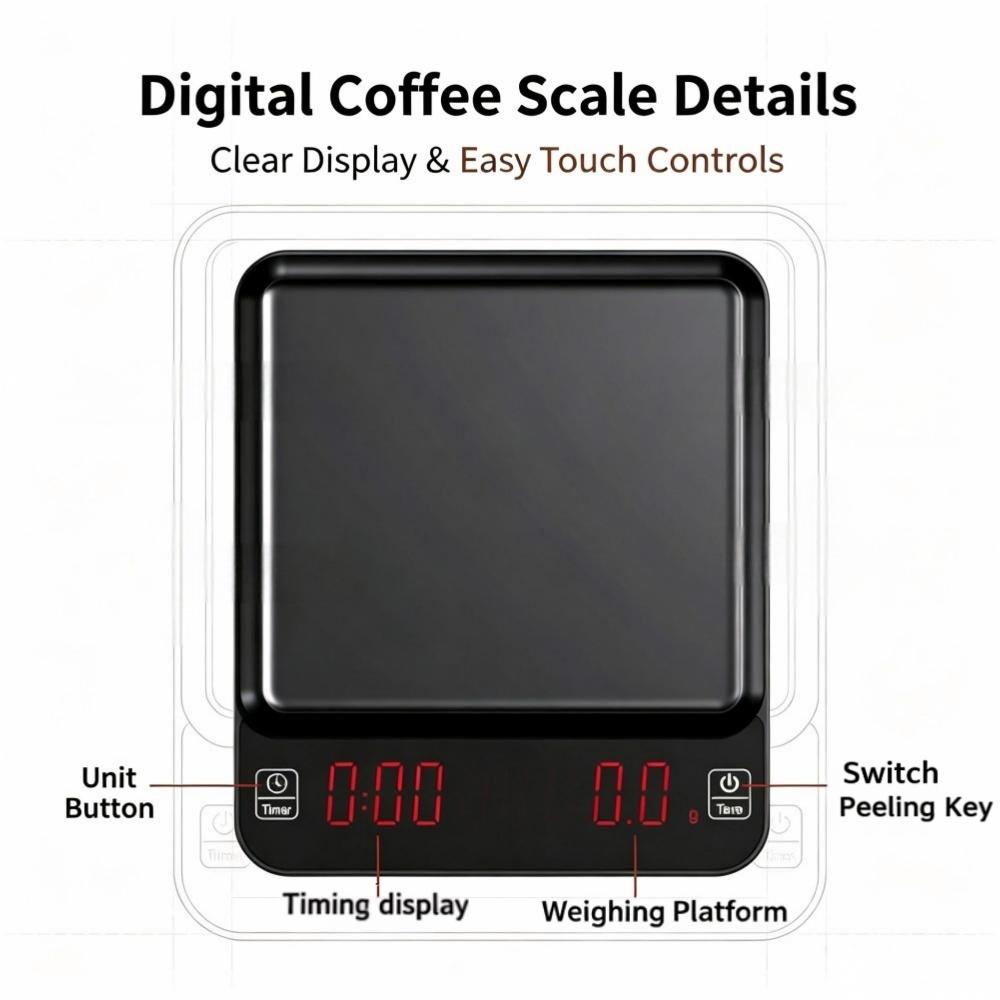 เครื่องชั่งกาแฟดิจิตอลความแม่น - Electronics & Gadgets Starting With D บทวิจารณ์และราคา