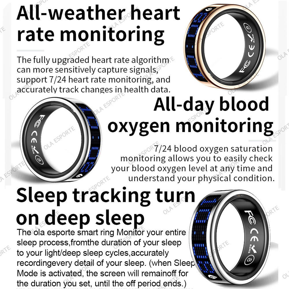 แหวนอัจฉริยะพร้อมหน้าจอสัมผัส  - Smart Ring Health บทวิจารณ์และราคา