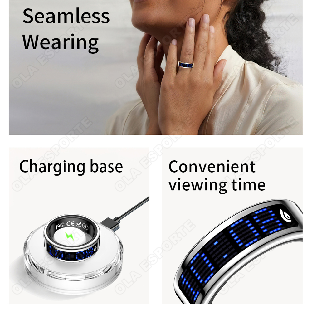 แหวนอัจฉริยะหน้าจอ AMOLED แสดง - Smart Ring Health บทวิจารณ์และราคา